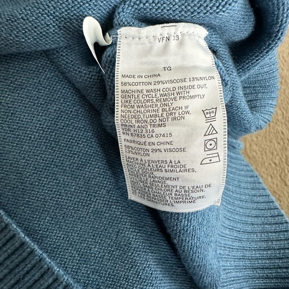 Nautica Men's Pima Cotton Blend V-Neck Pullover Sweater Size XL - Picture 6 of 11